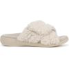 image:imageVionic womens Relax II Open Toe SlippersCream White Fabric