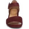 image:imageVionic womens Chardonnay Strappy SandalsCherry Jubilee Suede Leather